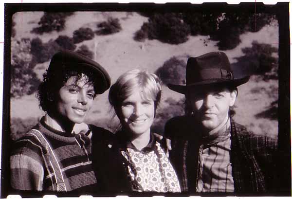 和麦卡特尼及妻子合影