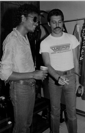 Michael Jackson  Freddie Mercury FreddieMichael.jpg
