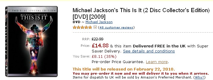 英国亚马逊黑盒双碟DVD